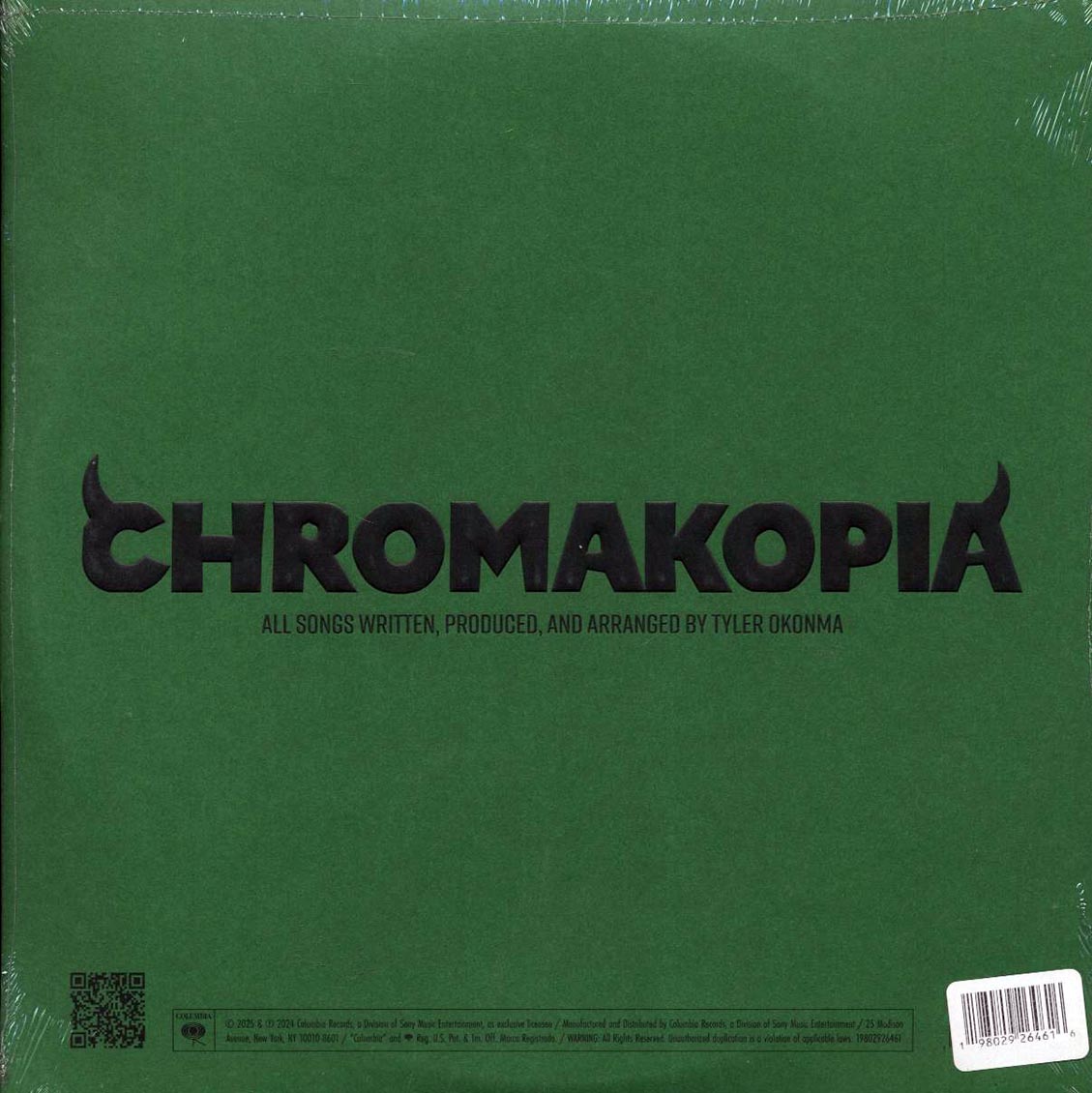 Tyler The Creator - Chromakopia (2xLP) (white vinyl) (matte jacket)