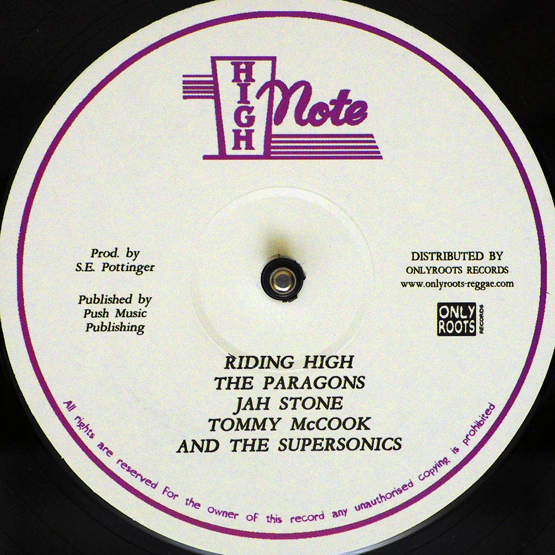 The Paragons, Jah Stone, Tommy McCook & The Supersonics - Riding High  (Extended MIx) /  The Paragons - Mercy, Mercy, Mercy (Extended MIx) (rhythm: "Riding High")