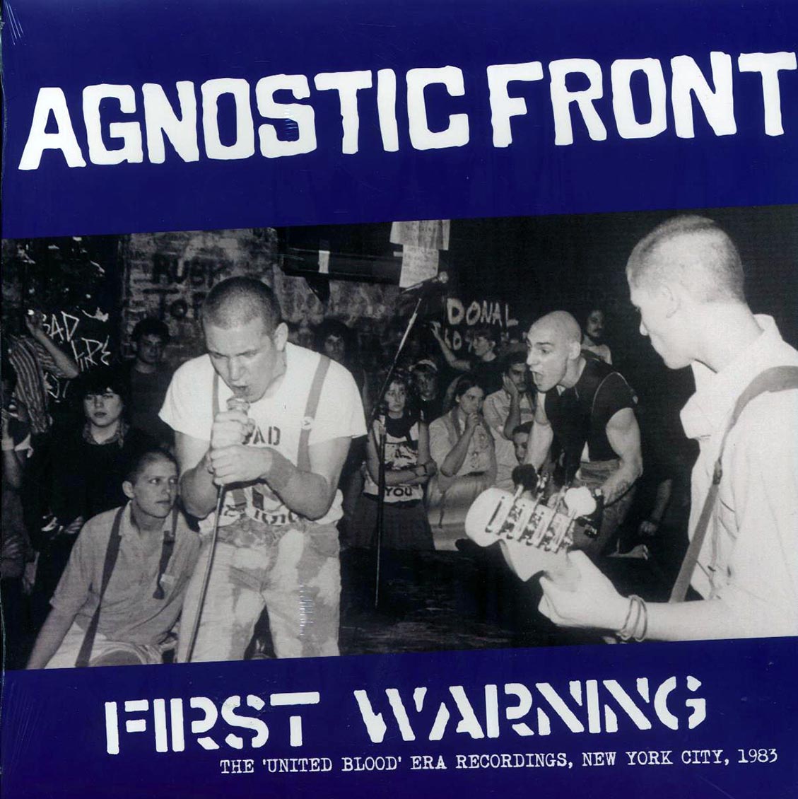 Agnostic Front - First Warning: The United Blood Era Recordings, New York City, 1983 (ltd. ed.) (blue vinyl)
