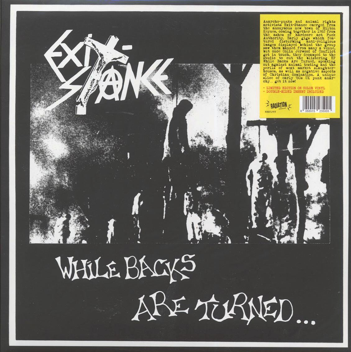 Exit-Stance - While Backs Are Turned  (white vinyl)