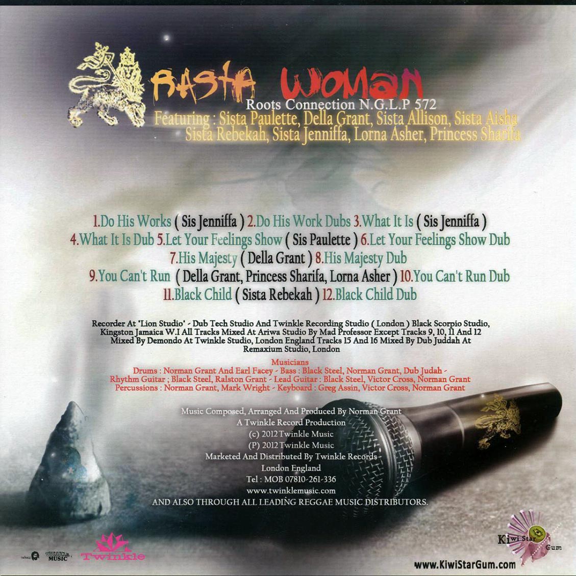 Aisha, Lorna Asher, Princesss Sharifa, Della Grant, Etc. - Rasta Woman