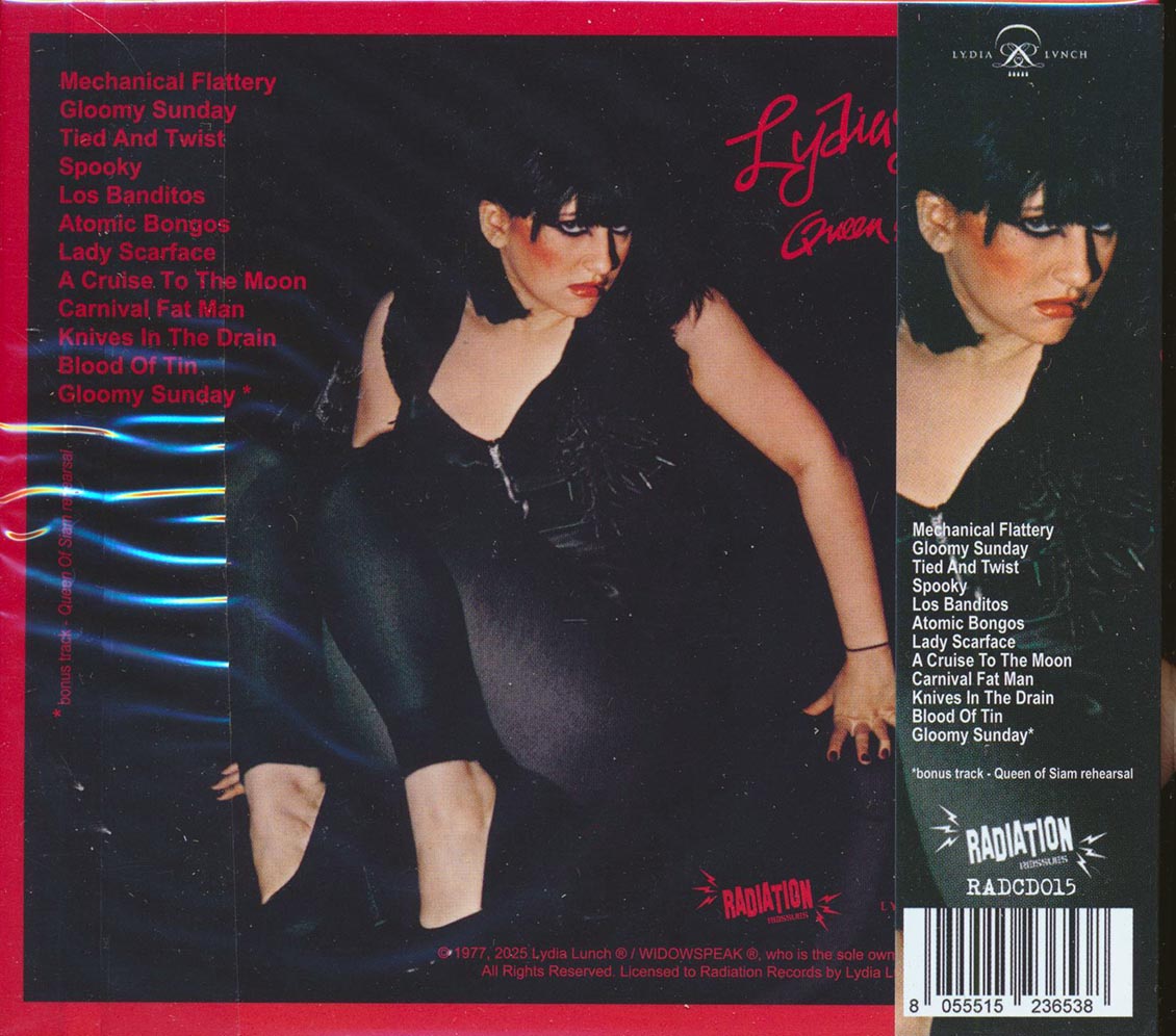 Lydia Lunch - Queen Of Siam (+bonus track) (remastered)