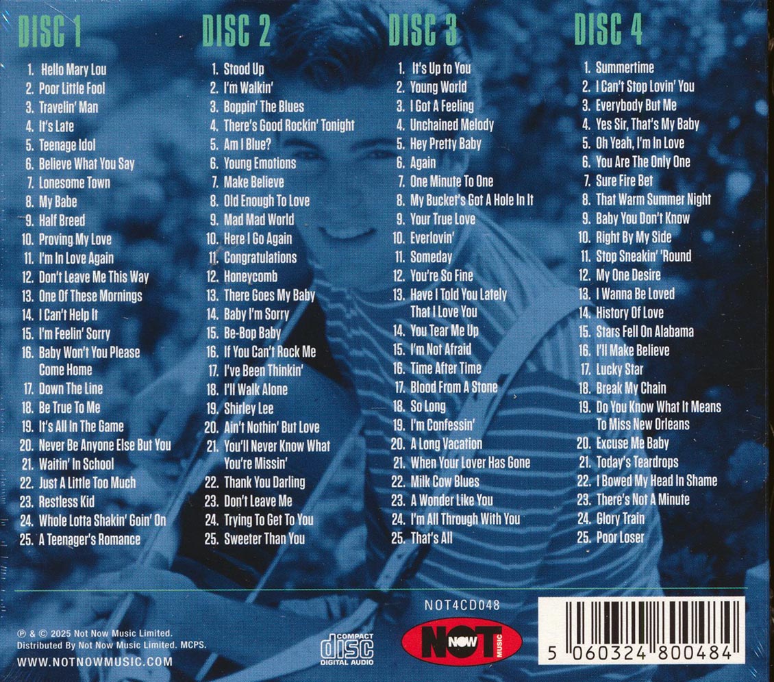 Ricky Nelson - 100 Hits (100 tracks) (4xCD) (deluxe 4-fold digipak)