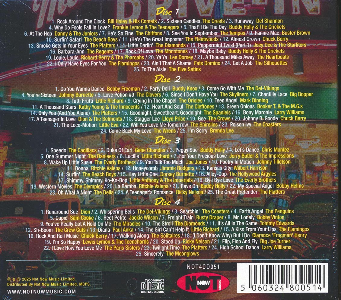 Buddy Holly, Chuck Berry, The Flamingoes, Del Shannon, The Beach Boys, Etc. - American Graffiti: 100 Hits