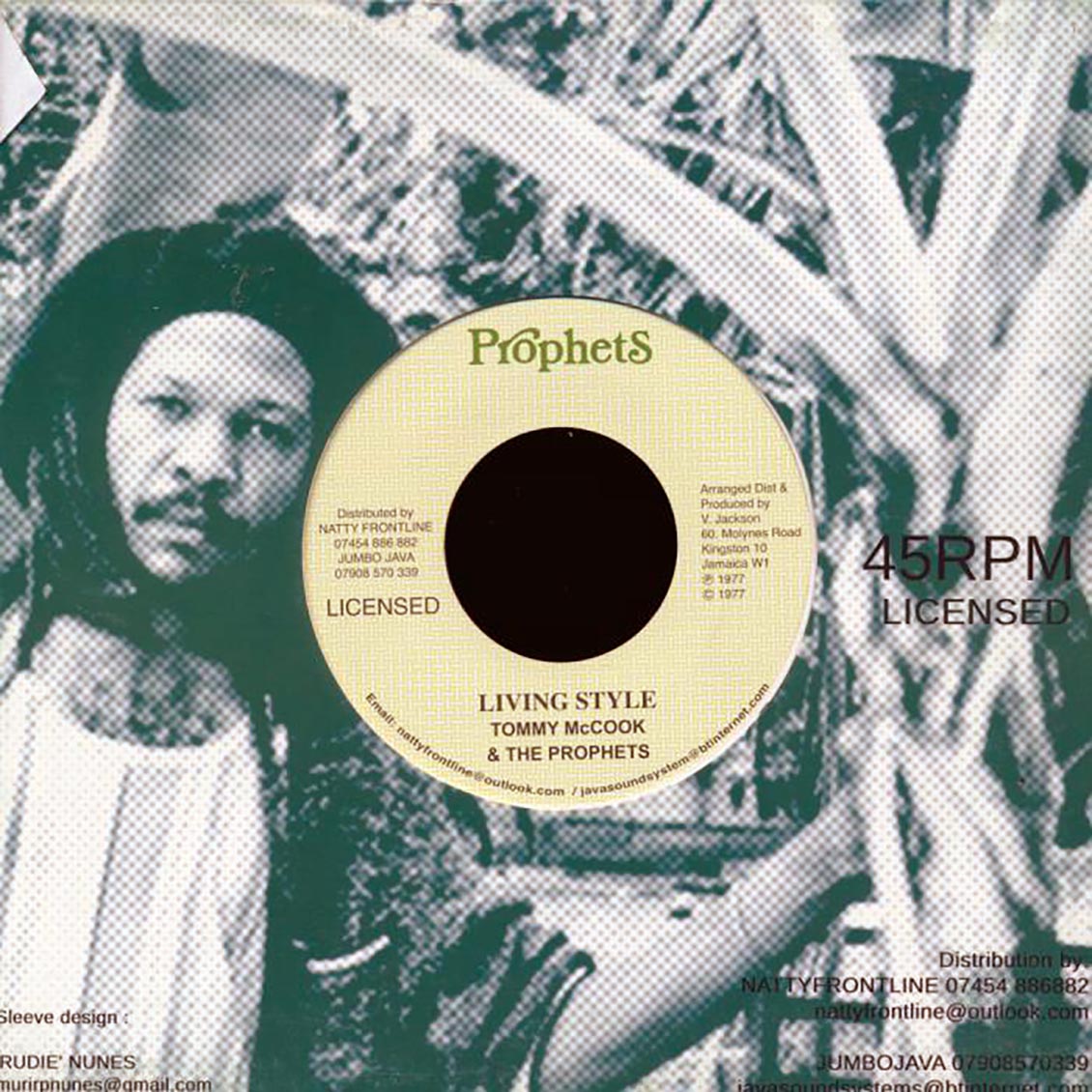 Tommy McCook & The Prophets - Death Trap  /  Tommy McCook & The Prophets - Living Style