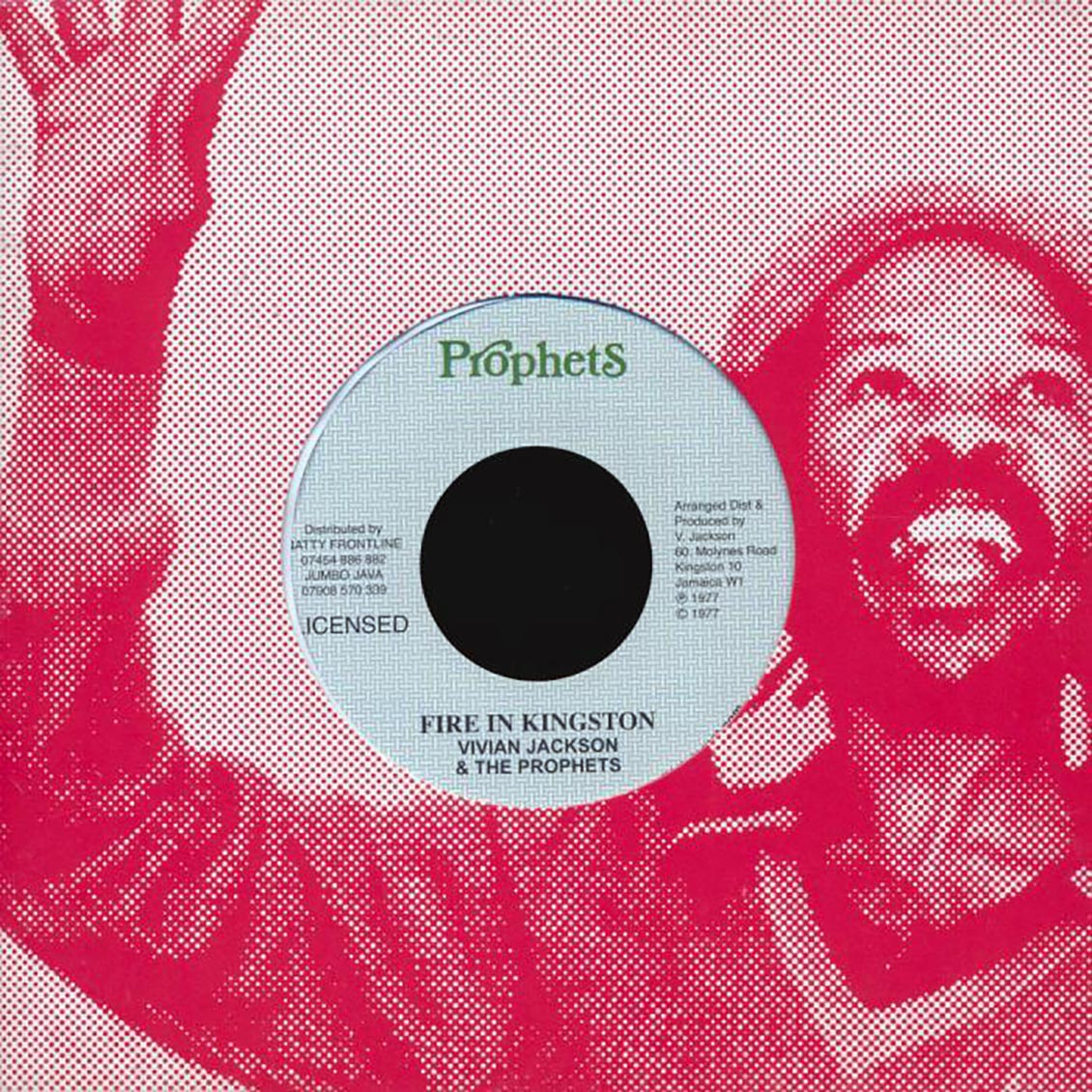 Yabby U & The Prophets - Fire In Kingston  /  Dub
