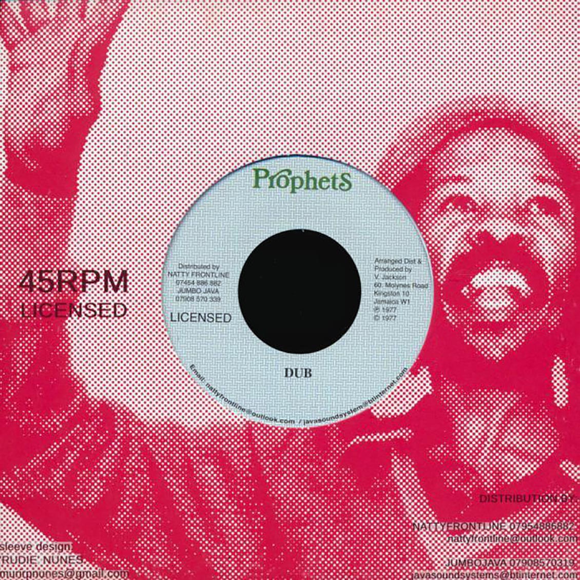 Yabby U & The Prophets - Fire In Kingston  /  Dub