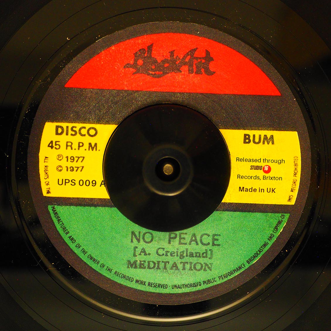Meditations - No Peace  /  Upsetters - Version