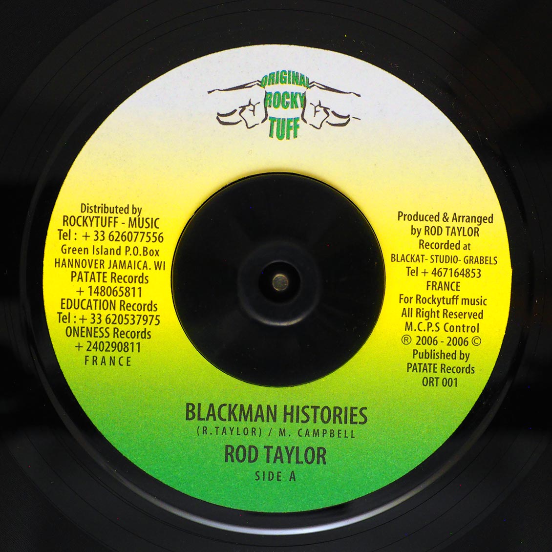 Rod Taylor - Blackman Histories  /  Version