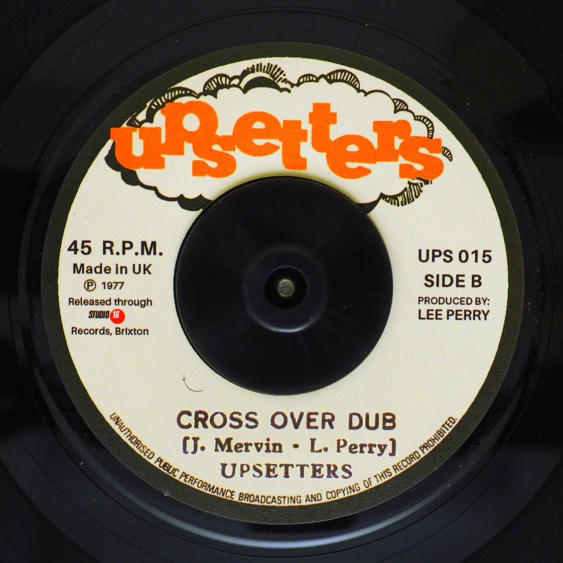 Jr. Murvin - Cross Over  /  Upsetters - Cross Over Dub