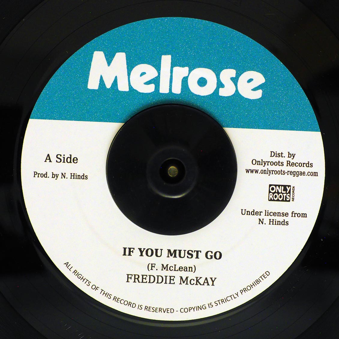 Freddie McKay - If You Must Go  /  The Engineeer - Dub