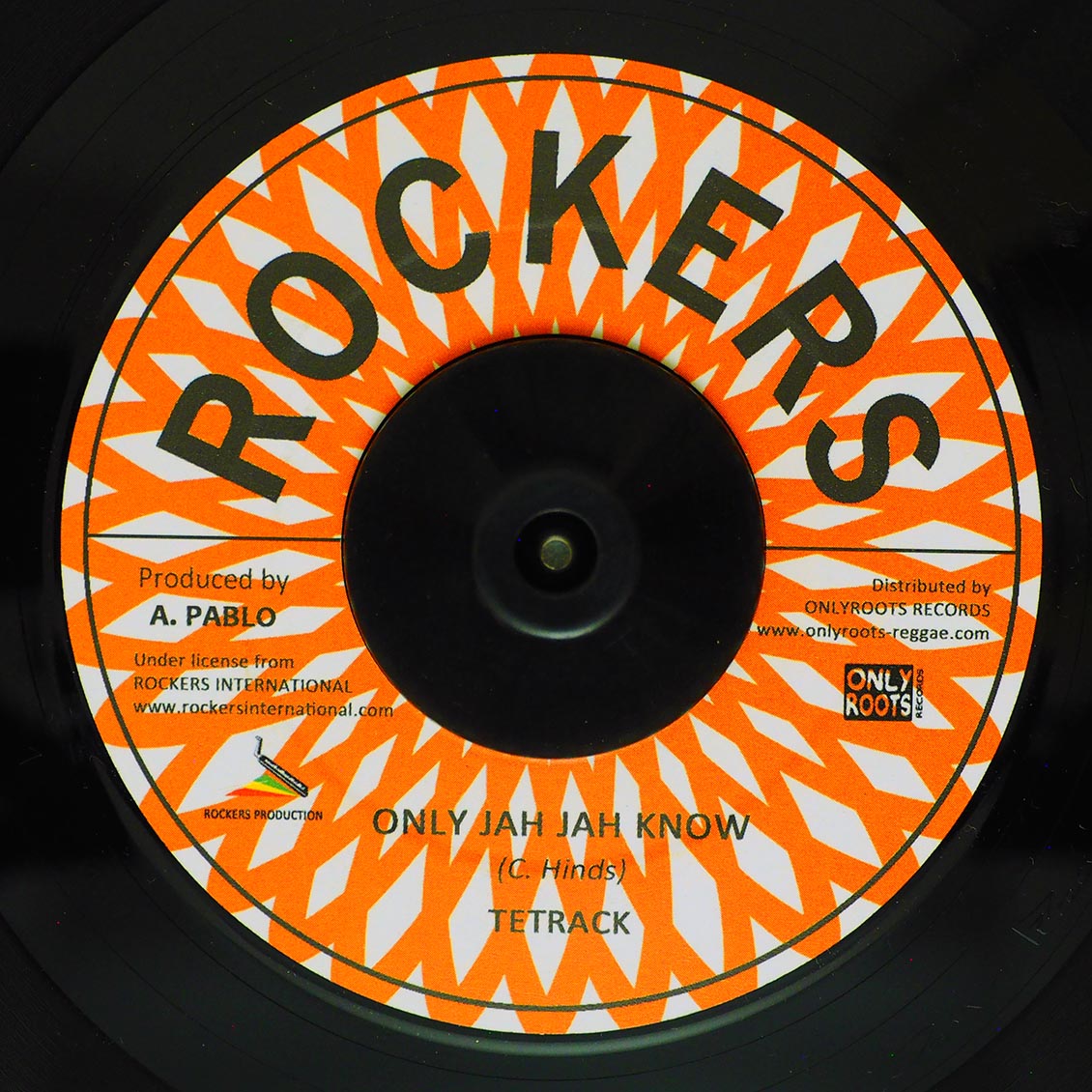 Tetrack - Only Jah Jah Knows  /  Rockers All Stars - Jah Jah Dub