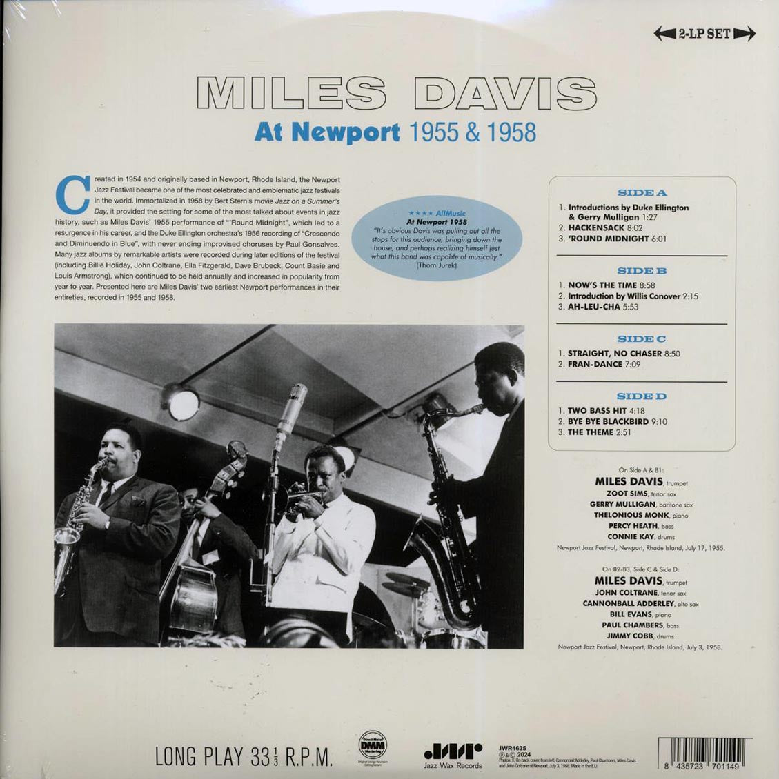 Miles Davis - At Newport 1955 & 1958 (ltd. ed.) (2xLP) (180g)