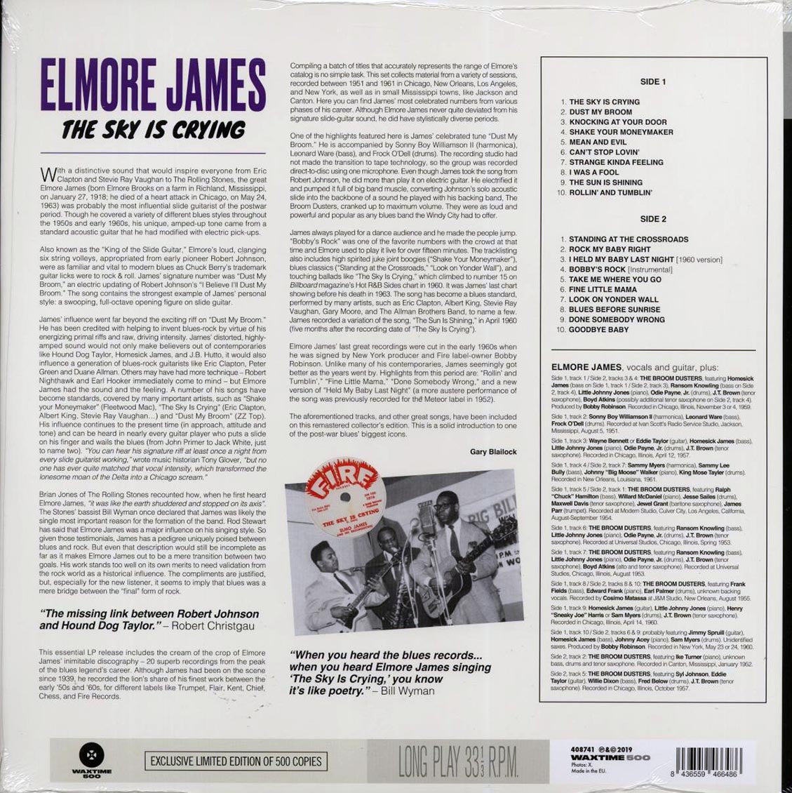 Elmore James - The Sky Is Crying: 20 All-Time Original Blues Classics (180g)