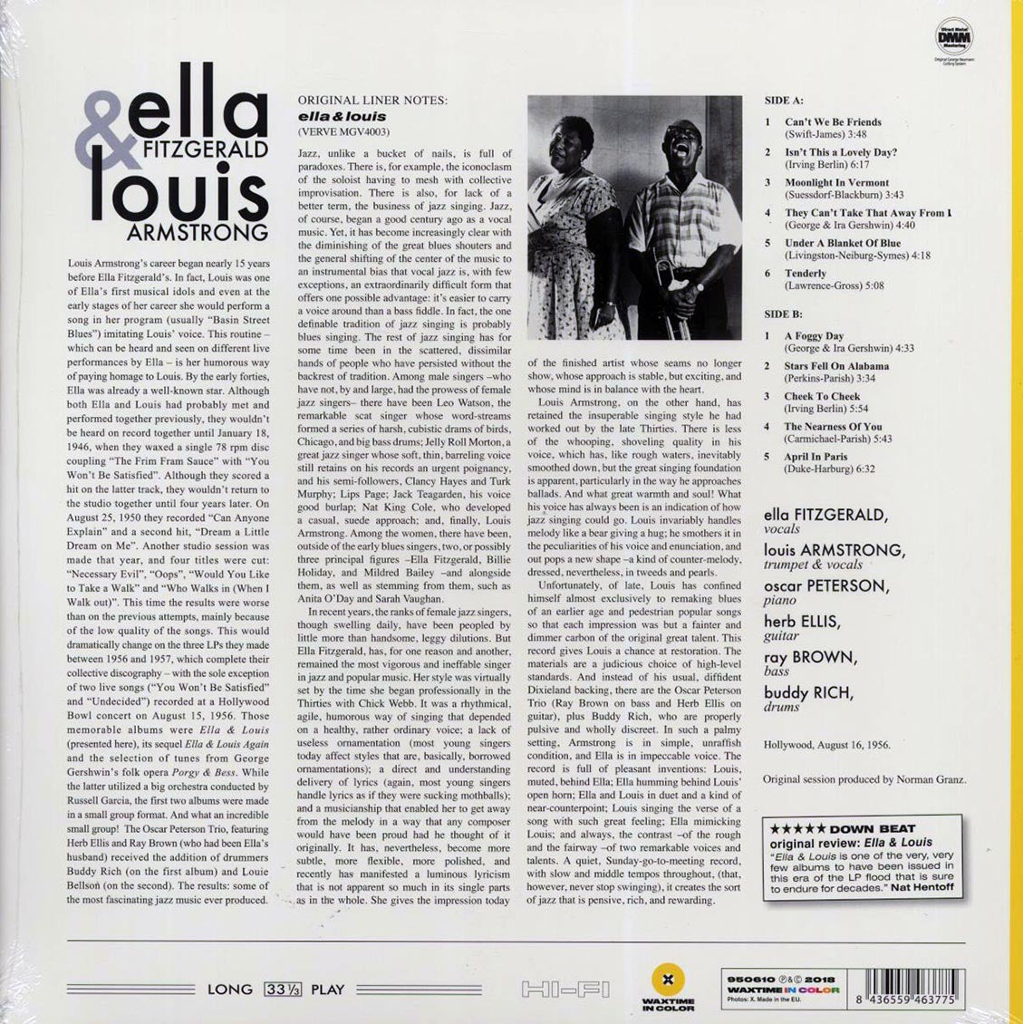 Ella Fitzgerald, Louis Armstrong - Ella & Louis (180g) (yellow vinyl)