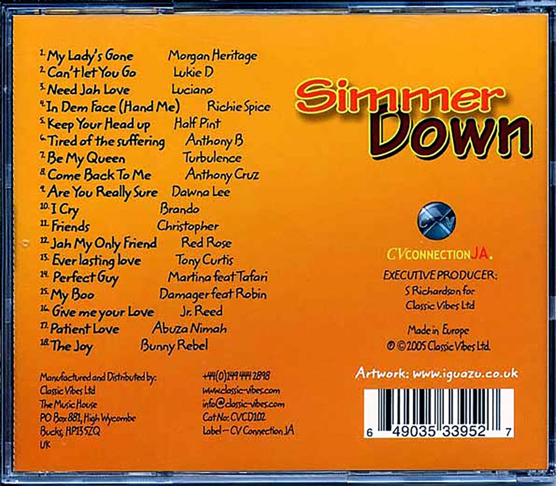 Luciano, Half Pint, Morgan Heritage, Etc. - Simmer Down