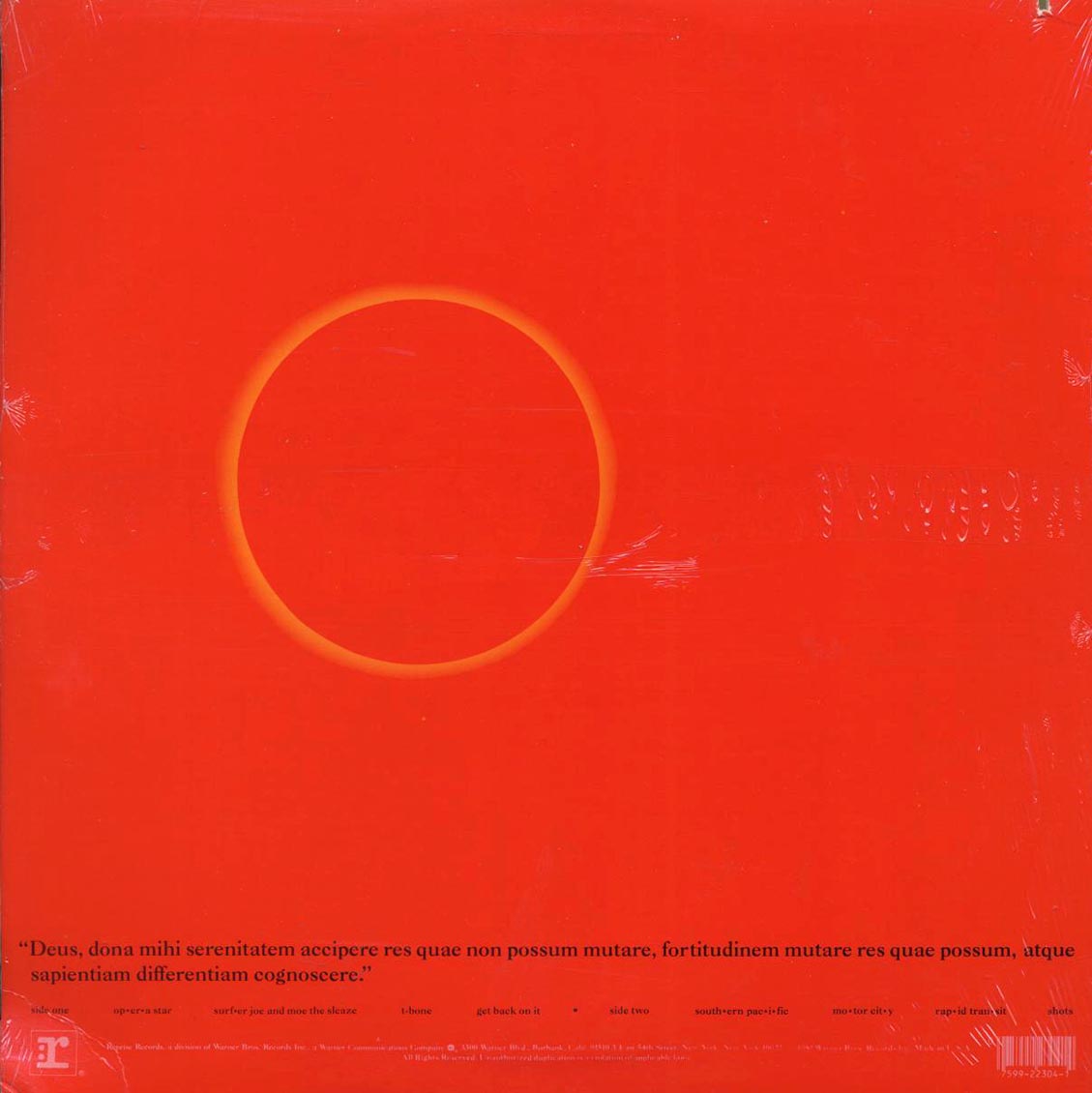 Neil Young & Crazy Horse - Reactor (1981 ORIGINAL PRESS) (orig. press) (marked/ltd stock)
