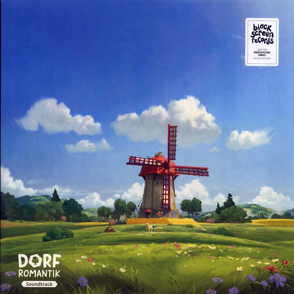 Laryssa Okada, Pygoscelis, Only Sound - Dorfromantik Soundtrack (2xLP) (feld yellow/blue fluss)