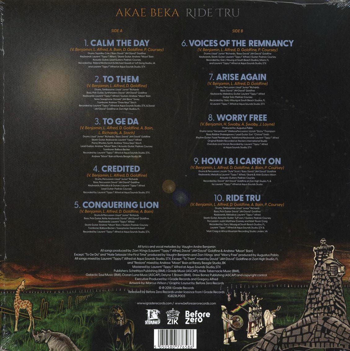 Akae Beka (Vaughn Benjamin/Midnite) - Ride Tru