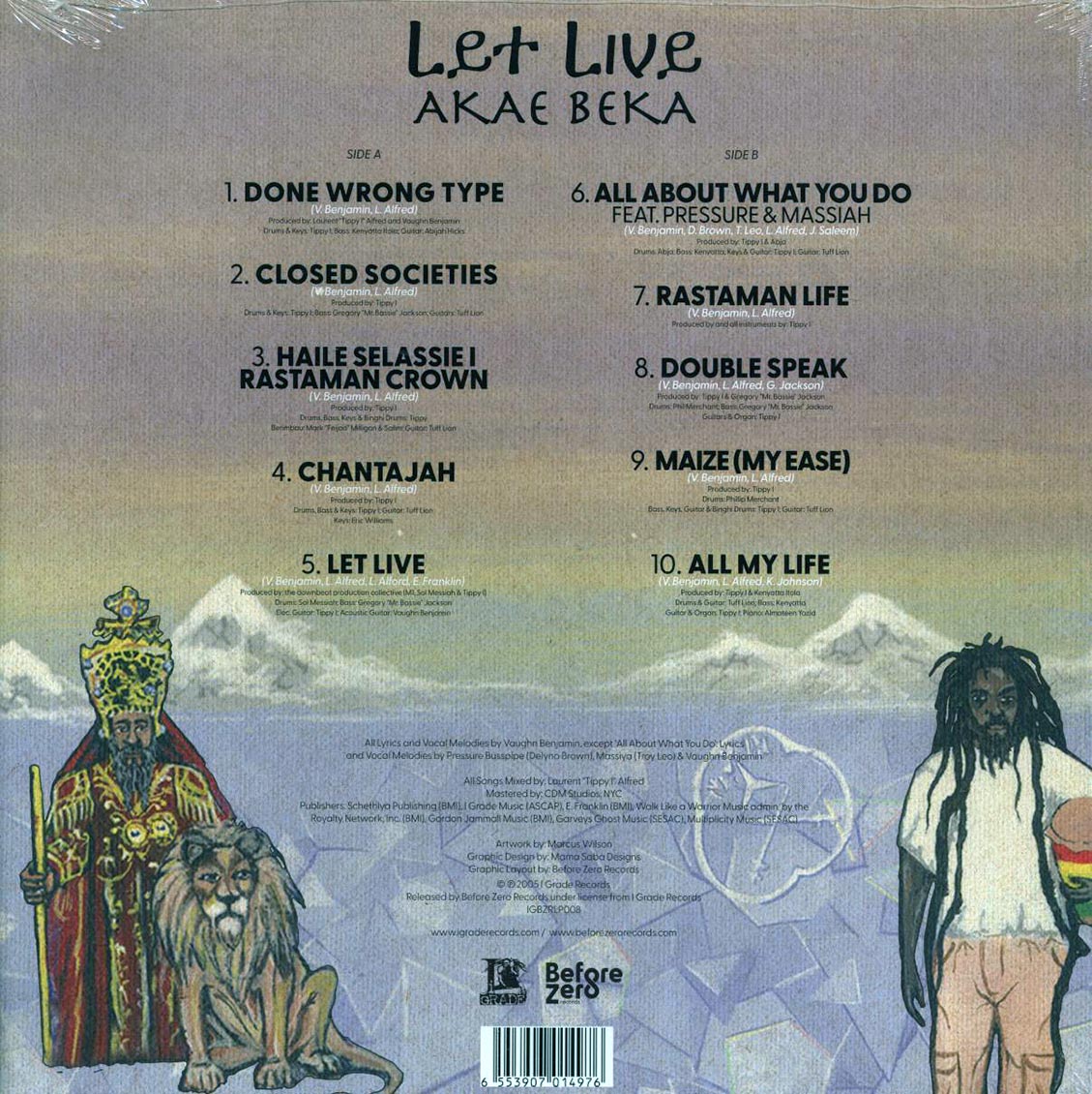 Akae Beka (Vaughn Benjamin/Midnite) - Let Live