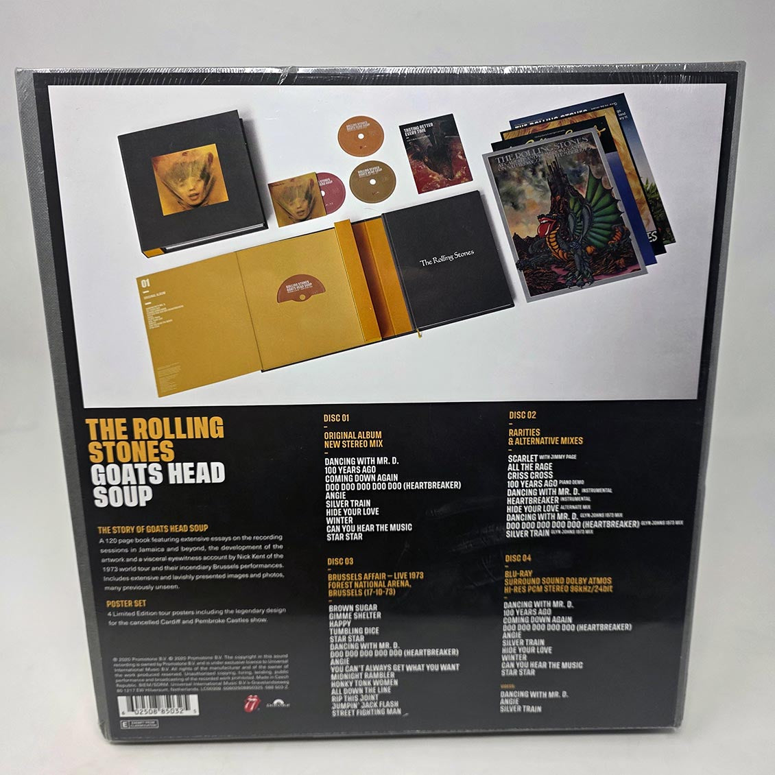 The Rolling Stones - Goats Head Soup: Super Deluxe Edition (3xCD) (incl. large booklet) (incl. large book) (LP-size box set) (incl. blu-ray)