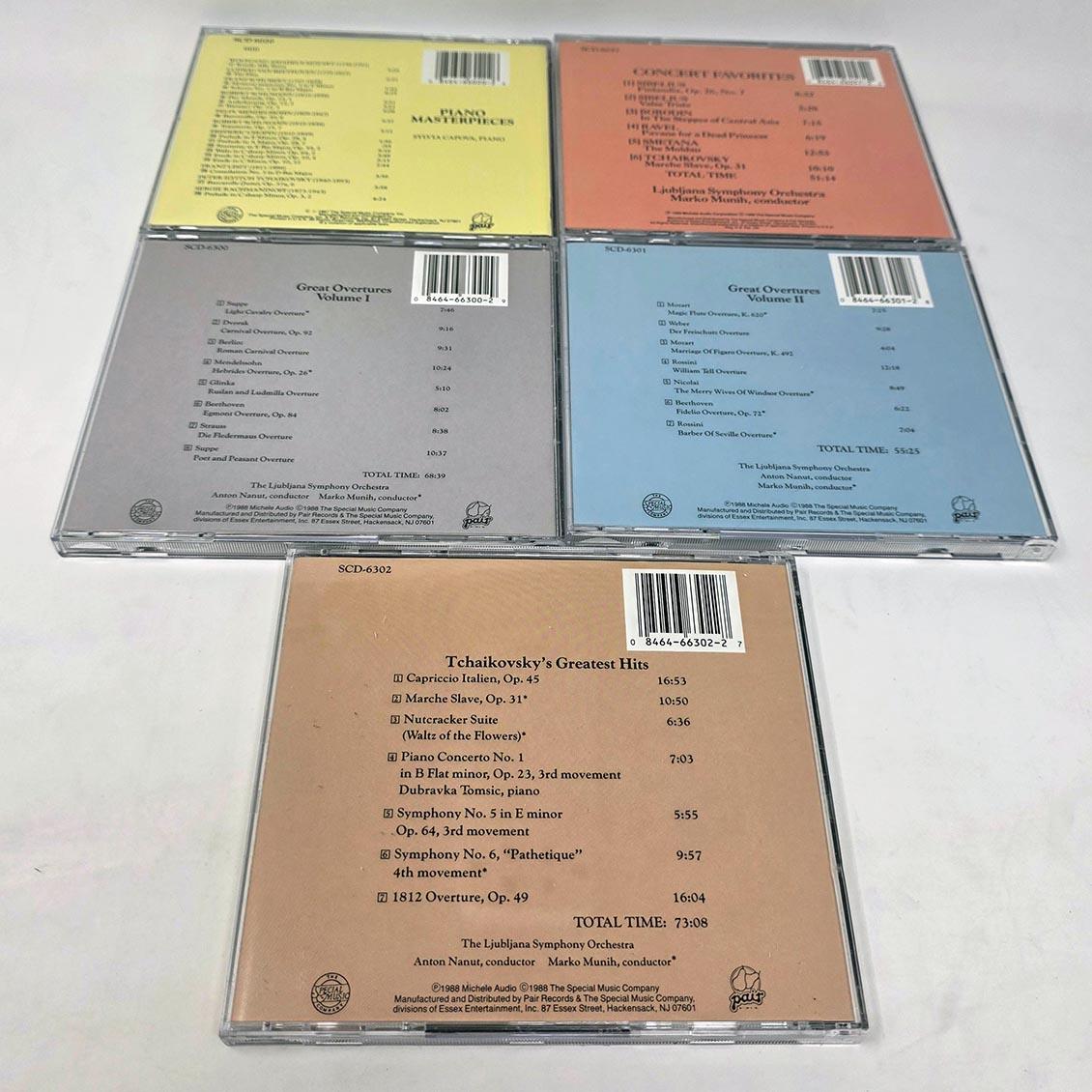 Ljubljana Symphony Orchestra - The Great Classics (5xCD) (box set)
