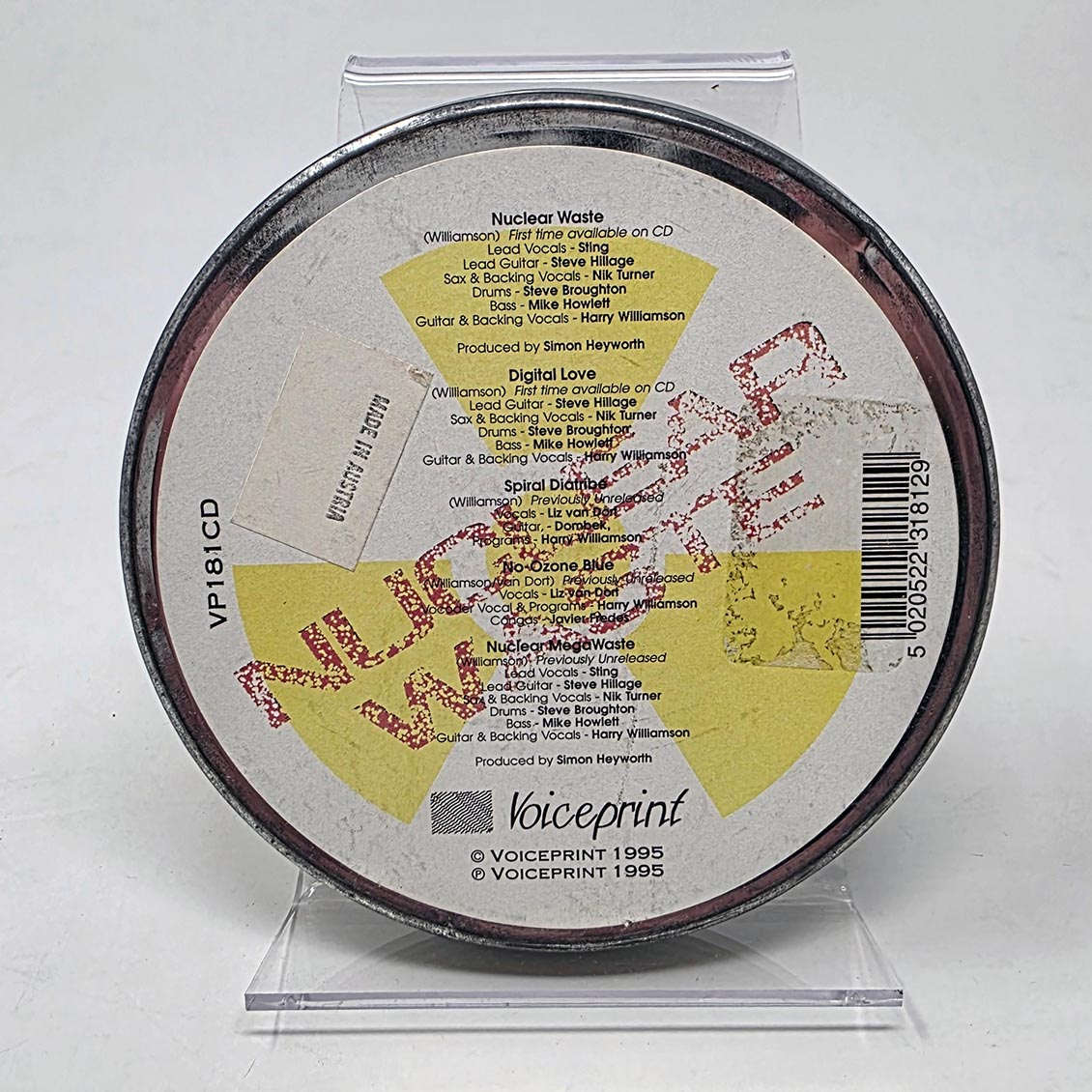 Sting, Steve Hillage, Nik Turner, Steve Broughton, Mike Howlett, Liz Van Dort, Etc.n - Nuclear Waste: Sting In A Tin (Tin Box Edition)