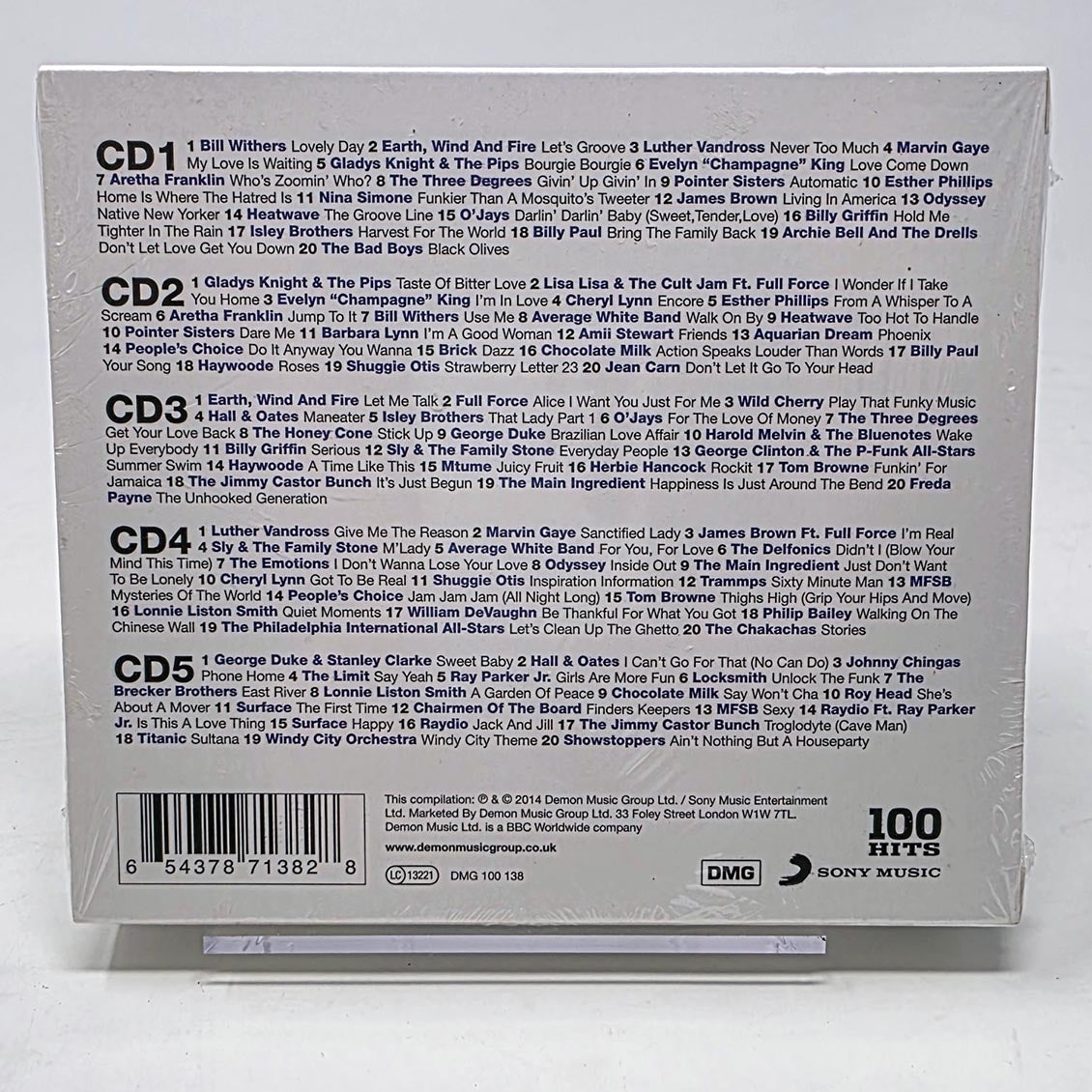 Bill Withers, Billy Paul, Chocolate Milk, Shggie Otis, Average White Band, Etc. - 100 Hits Funk (100 tracks) (5xCD) (box set)
