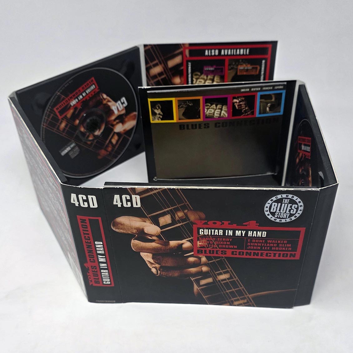 John Lee Hooker, Floyd Dixon, Sonny Terry, Walter Brown, Etc. - Blues Connection Volue 4: Guitar In My Hand (71 tracks) (4xCD)