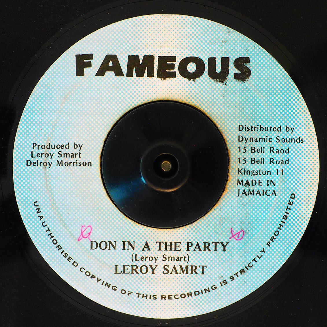 Leroy Smart - Don In A The Party  /  Version