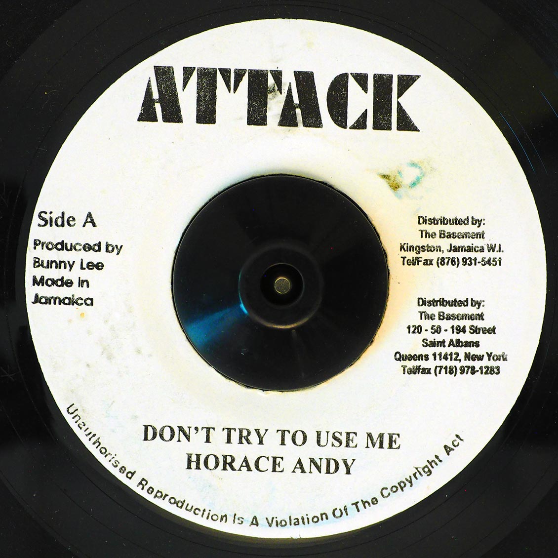 Horace Andy - Don't Try To Use Me  /  The Aggrovators - Version