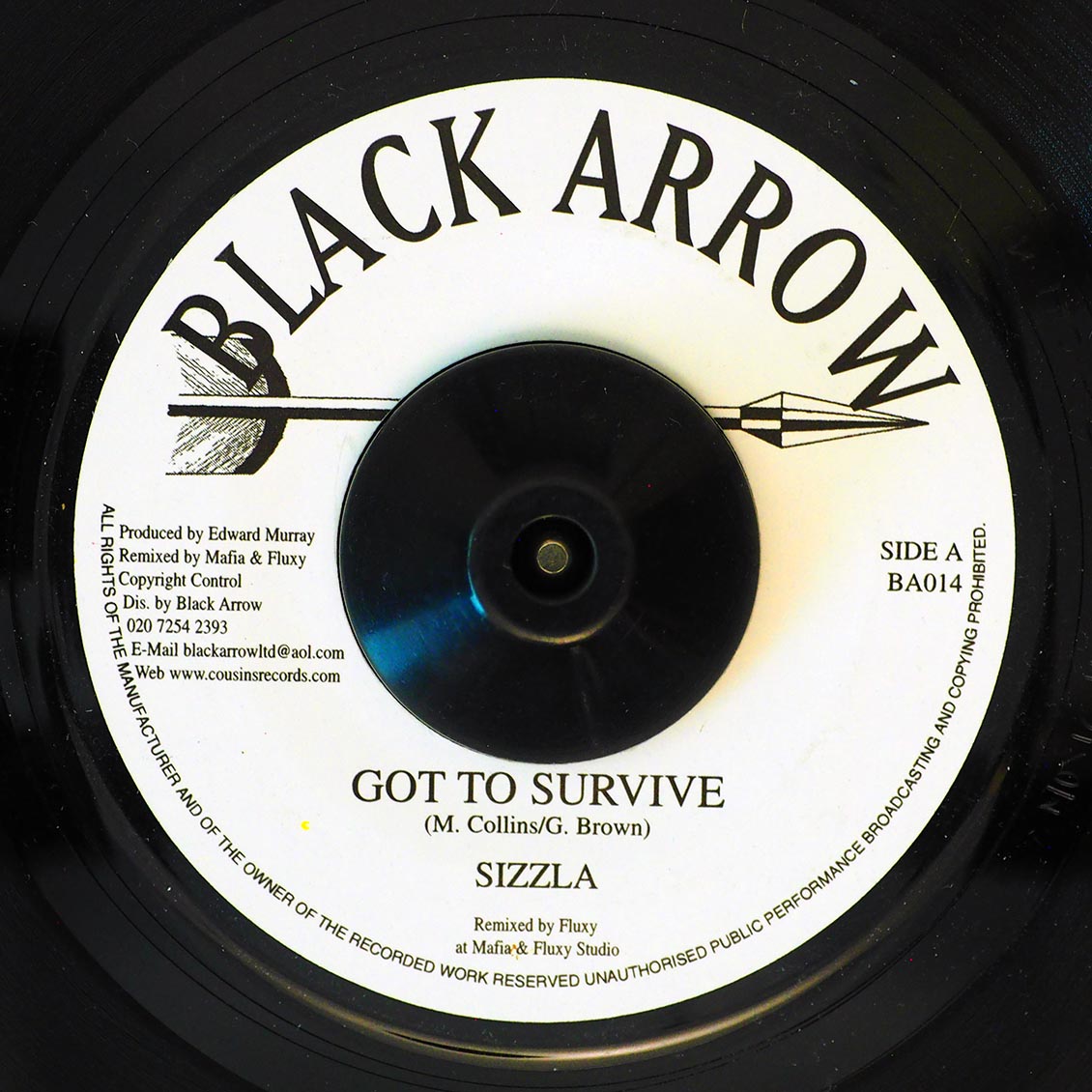 Sizzla - Got To Survive  /  Mafia & Fluxy - Version