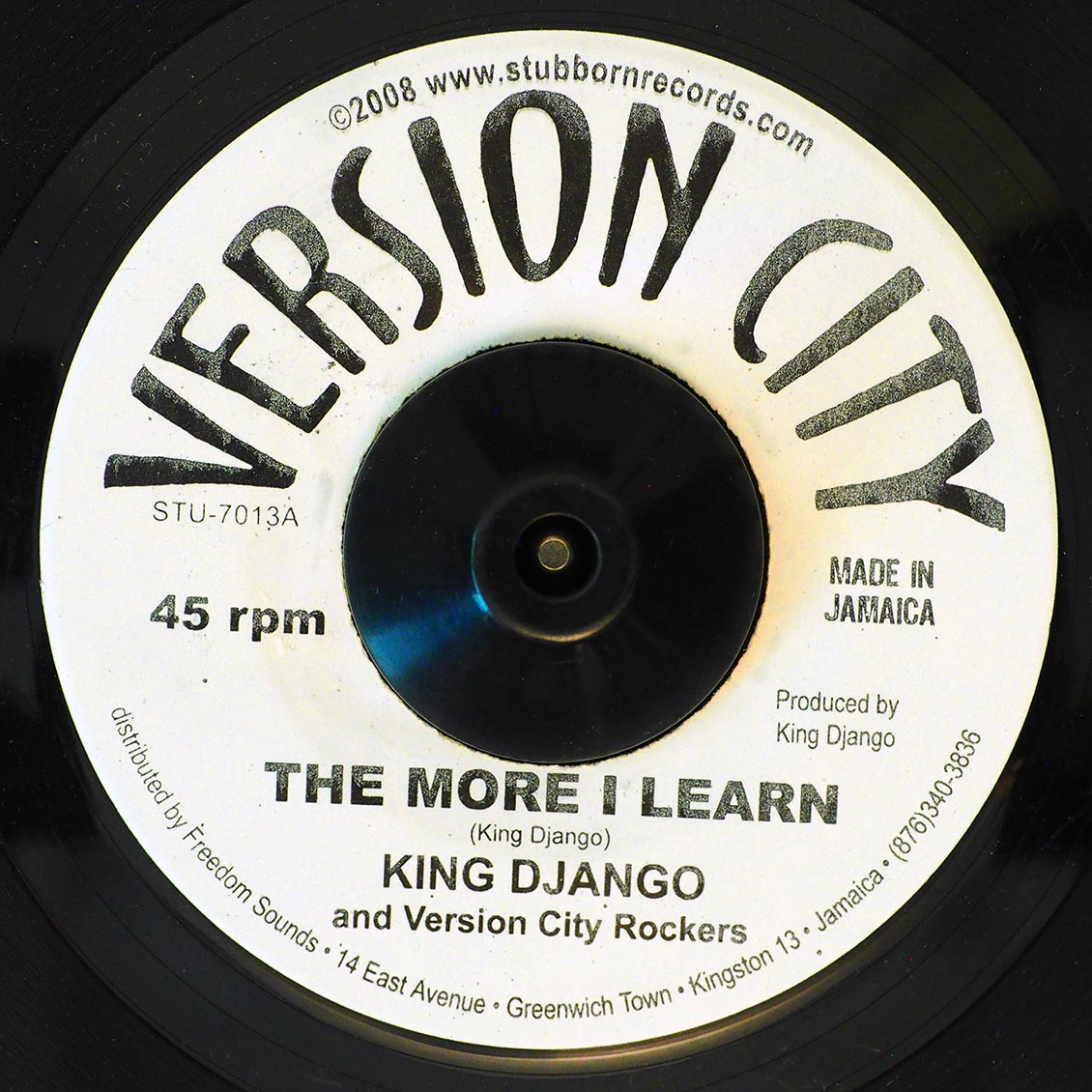 King Django - The More I Learn  /  Gideon Blumenthal - Tabernacle Version (rhythm: "Dread Inna Mi Heart")