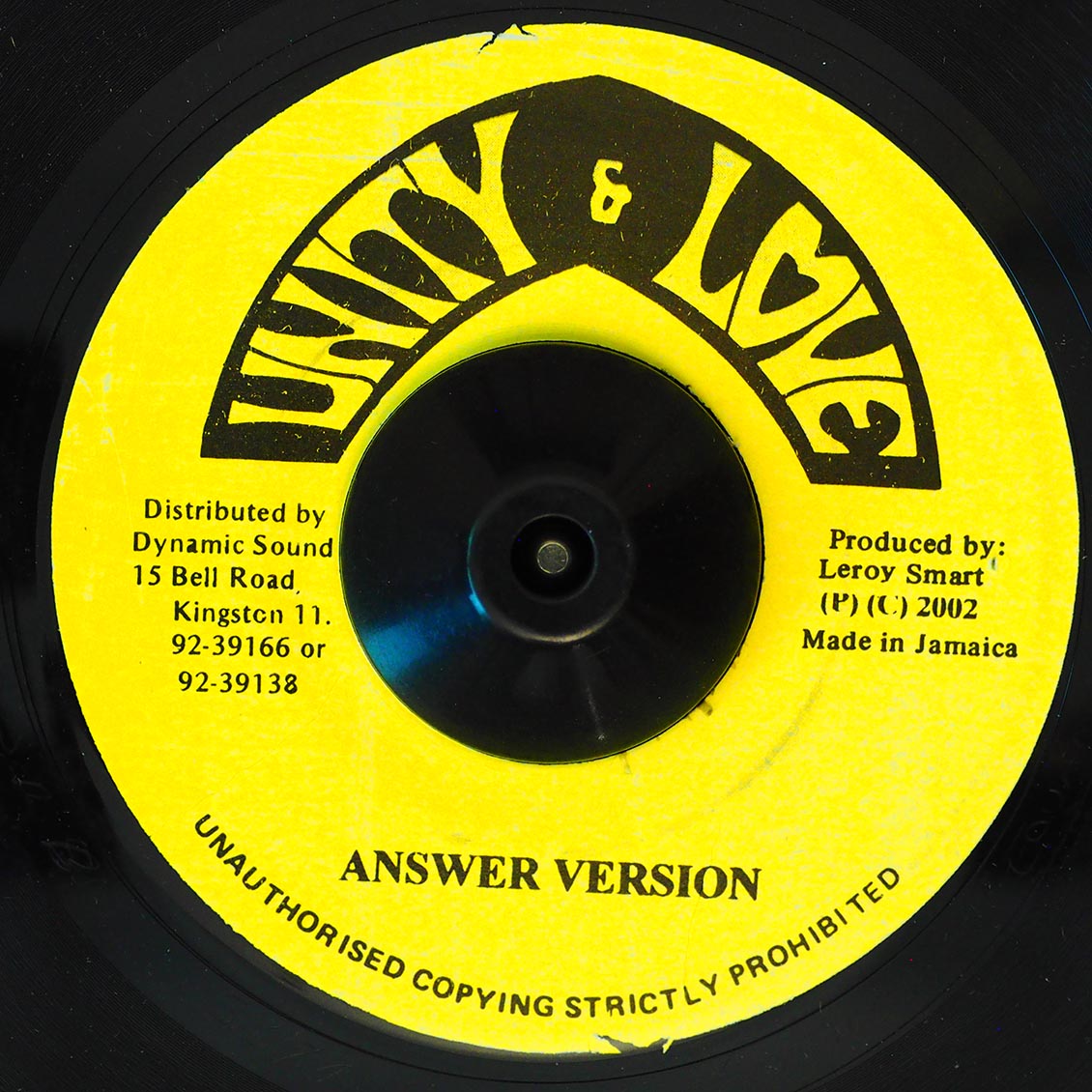 Leroy Smart - Private Line  /  Version (rhythm: "Answer AKA Never Let Go")