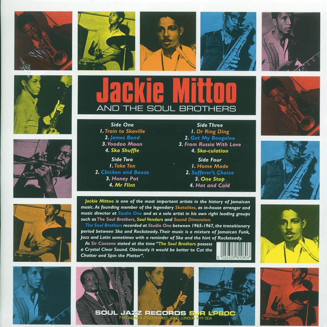 Jackie Mittoo, The Soul Brothers - Last Train To Skaville (2xLP) (green vinyl)