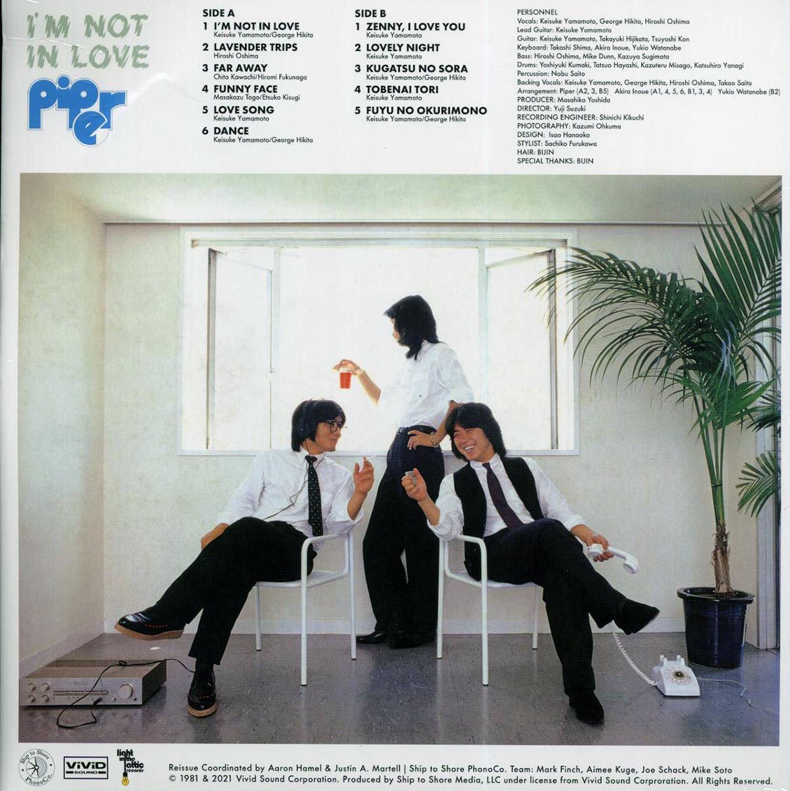 Piper - I’m Not In Love (ltd. ed.) (blue vinyl) (remastered)