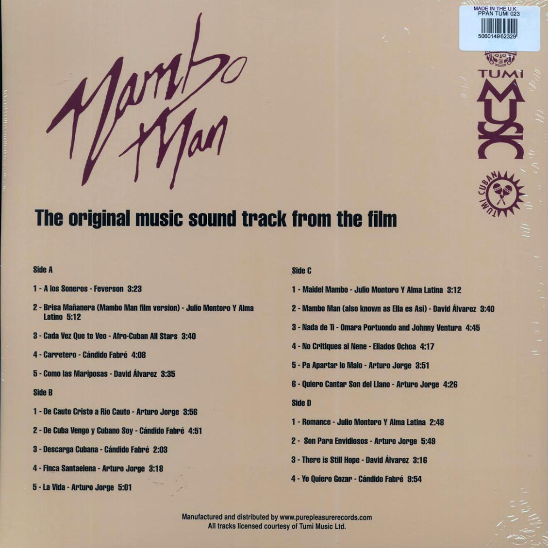 Arturo Jorge, Eliades Ochoa, Afro-Cuban All Stars, Etc - Mambo Man (2xLP) (180g) (audiophile)