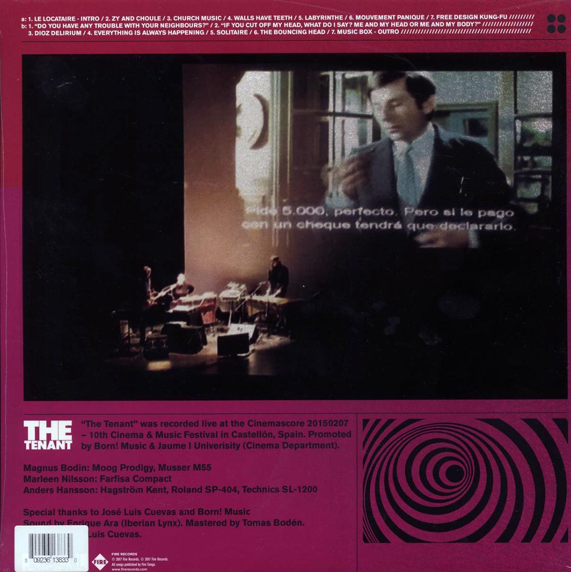 Death And Vanilla - A Score For Roman Polanski's The Tenant (ltd. ed.) (magenta vinyl)