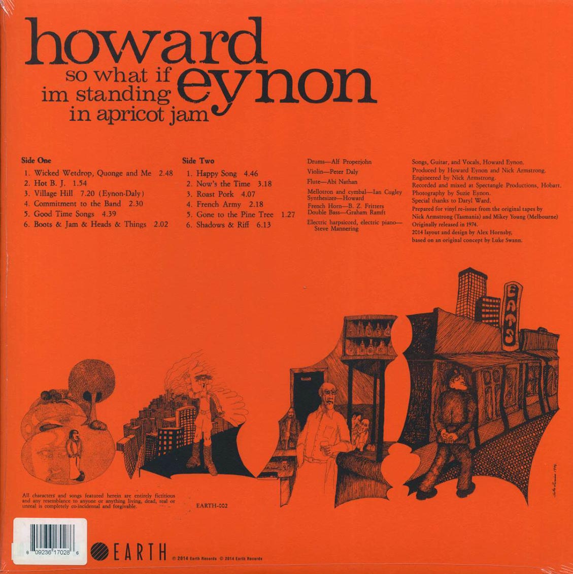 Howard Eynon - So What If Im Standing In Apricot Jam (40th Anniv. Ed.) (orange vinyl) (incl. CD)