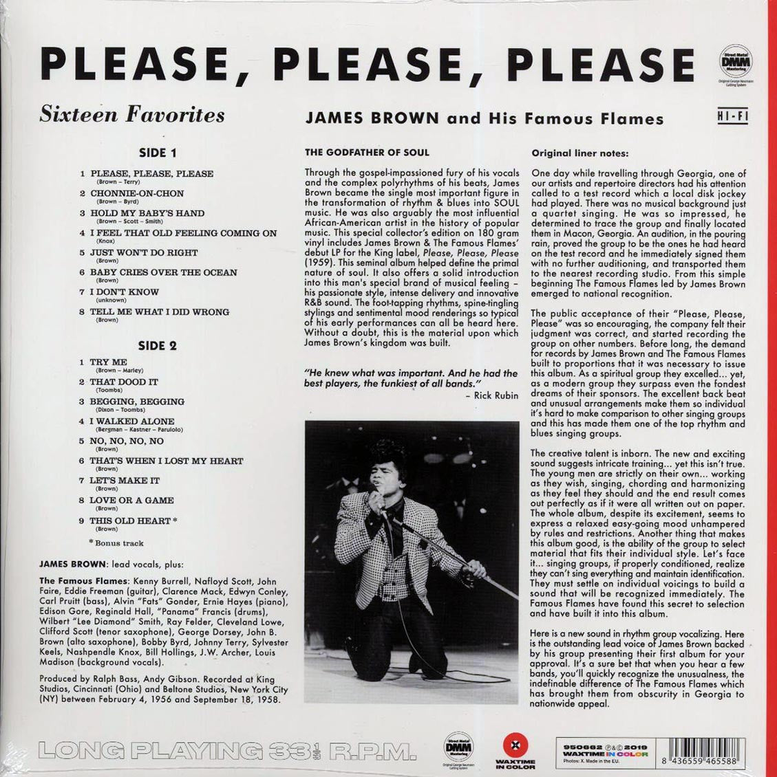 James Brown & The Famous Flames - Please, Please, Please (+bonus track) (ltd. ed.) (180g) (red vinyl)