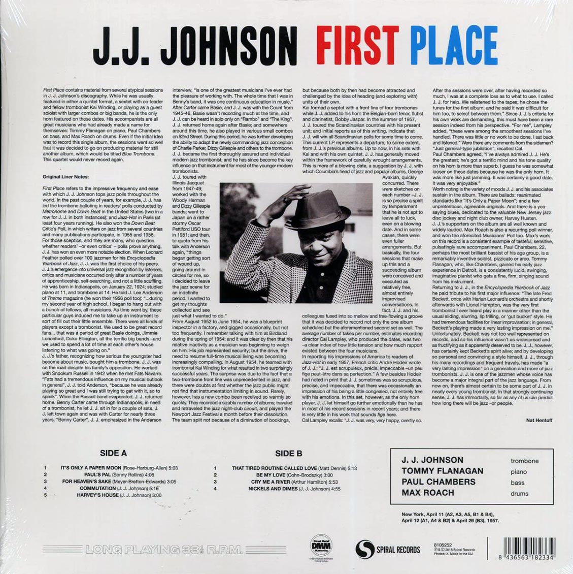 JJ Johnson - First Place (ltd. ed.) (180g) (remastered)