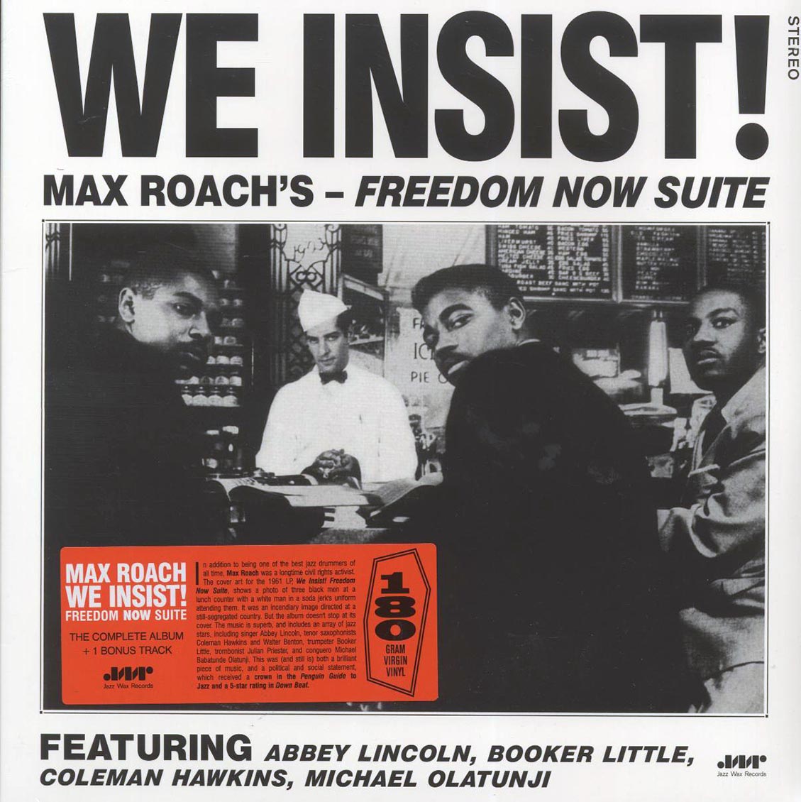 Max Roach - We Insist! Max Roach's Freedom Now Suite (+bonus track) (ltd. ed.) (180g)