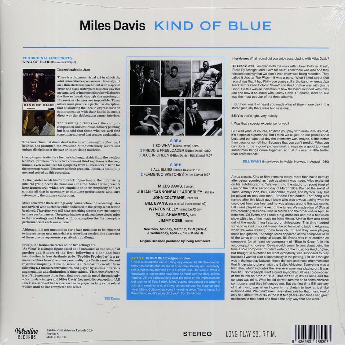 Miles Davis - Kind Of Blue (ltd. ed.) (180g)