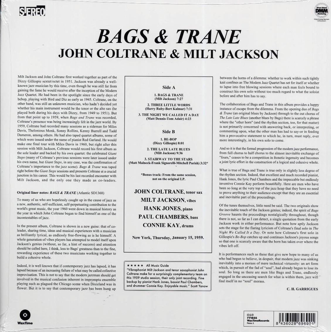 John Coltrane, Milt Jackson - Bags & Trane (+bonus track) (ltd. ed.) (180g) (remastered)