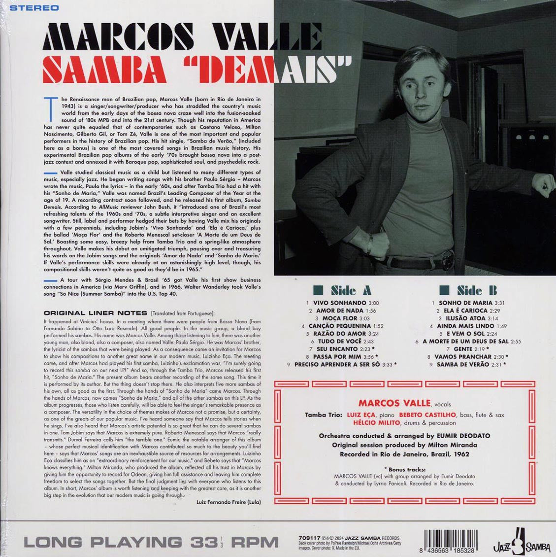 Marcos Valle - Samba Demais (+6 bonus tracks) (ltd. ed.) (180g)