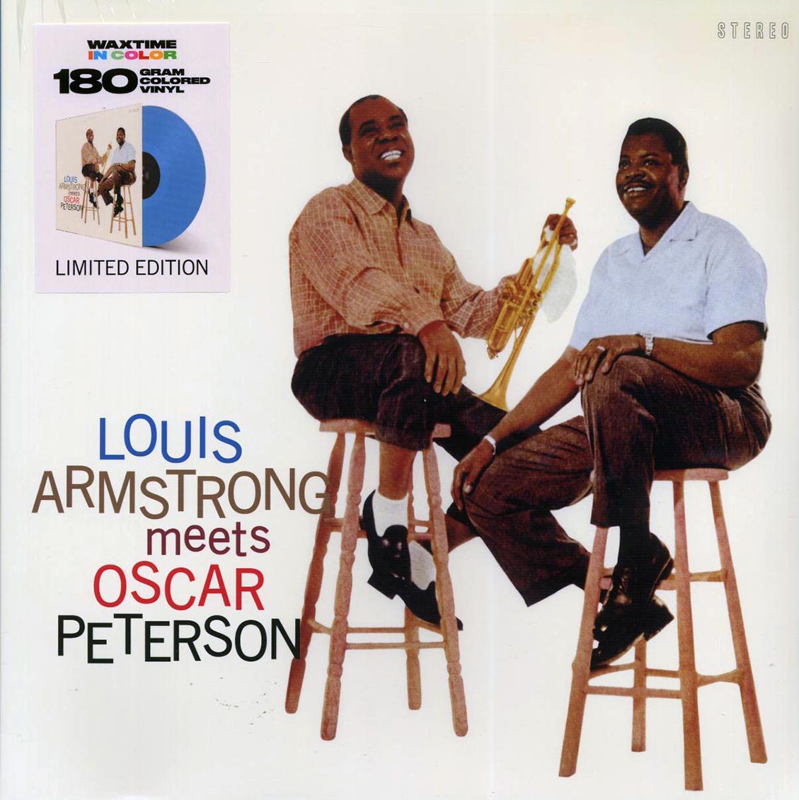 Louis Armstrong, Oscar Peterson - Louis Armstrong Meets Oscar Peterson (ltd. ed.) (180g) (blue vinyl)