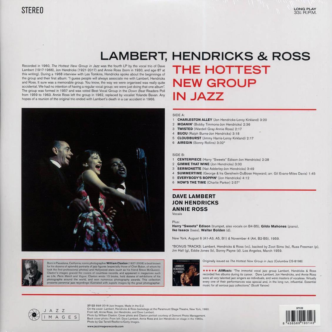 Lambert, Hendricks & Ross - The Hottest New Group In Jazz (+2 bonus tracks) (ltd. ed.) (180g)