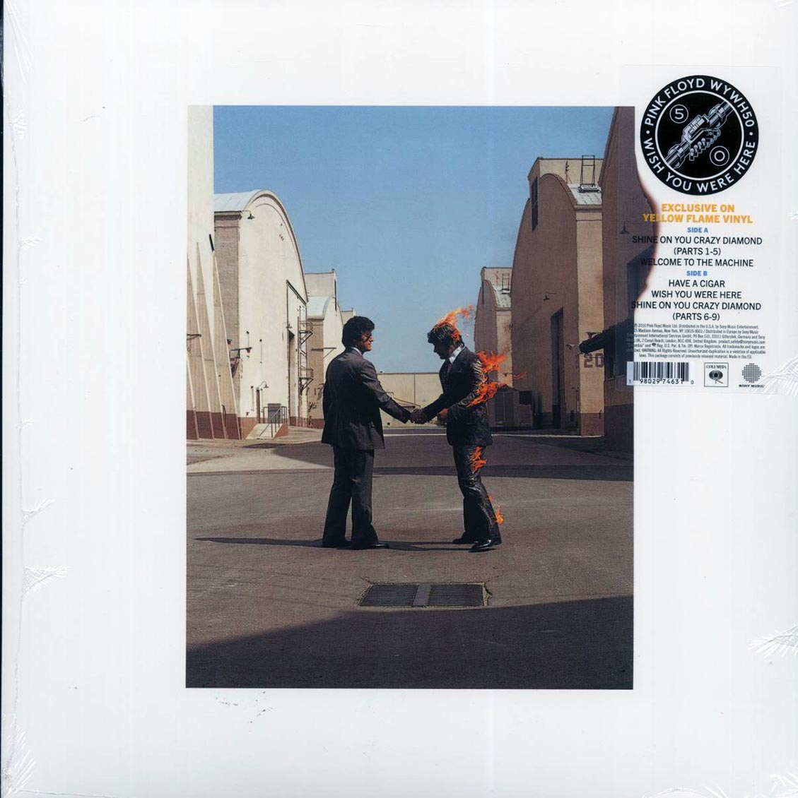 Pink Floyd - Wish You Were Here (50th Anniv. Ed.) (ltd. ed.) (yellow flame vinyl)
