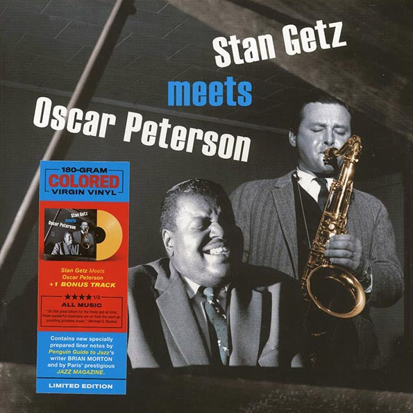 Stan Getz, Oscar Peterson - Stan Getz Meets Oscar Peterson (+bonus track) (ltd. ed.) (180g) (orange vinyl)