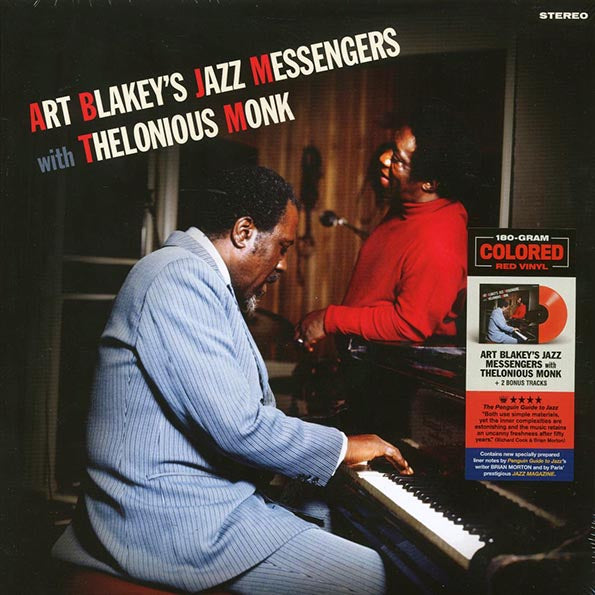 Art Blakey's Jazz Messengers, Thelonious Monk - Art Blakey's Jazz Messengers With Thelonious Monk (+2 bonus tracks) (ltd. ed.) (180g) (red vinyl)